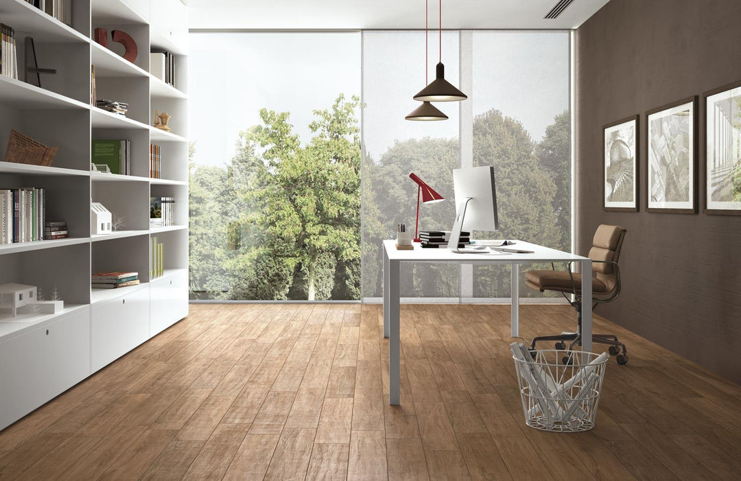 Gresie Woodpassion Brown Ragno