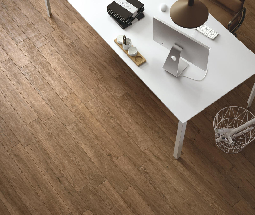 Gresie Woodpassion Brown Ragno