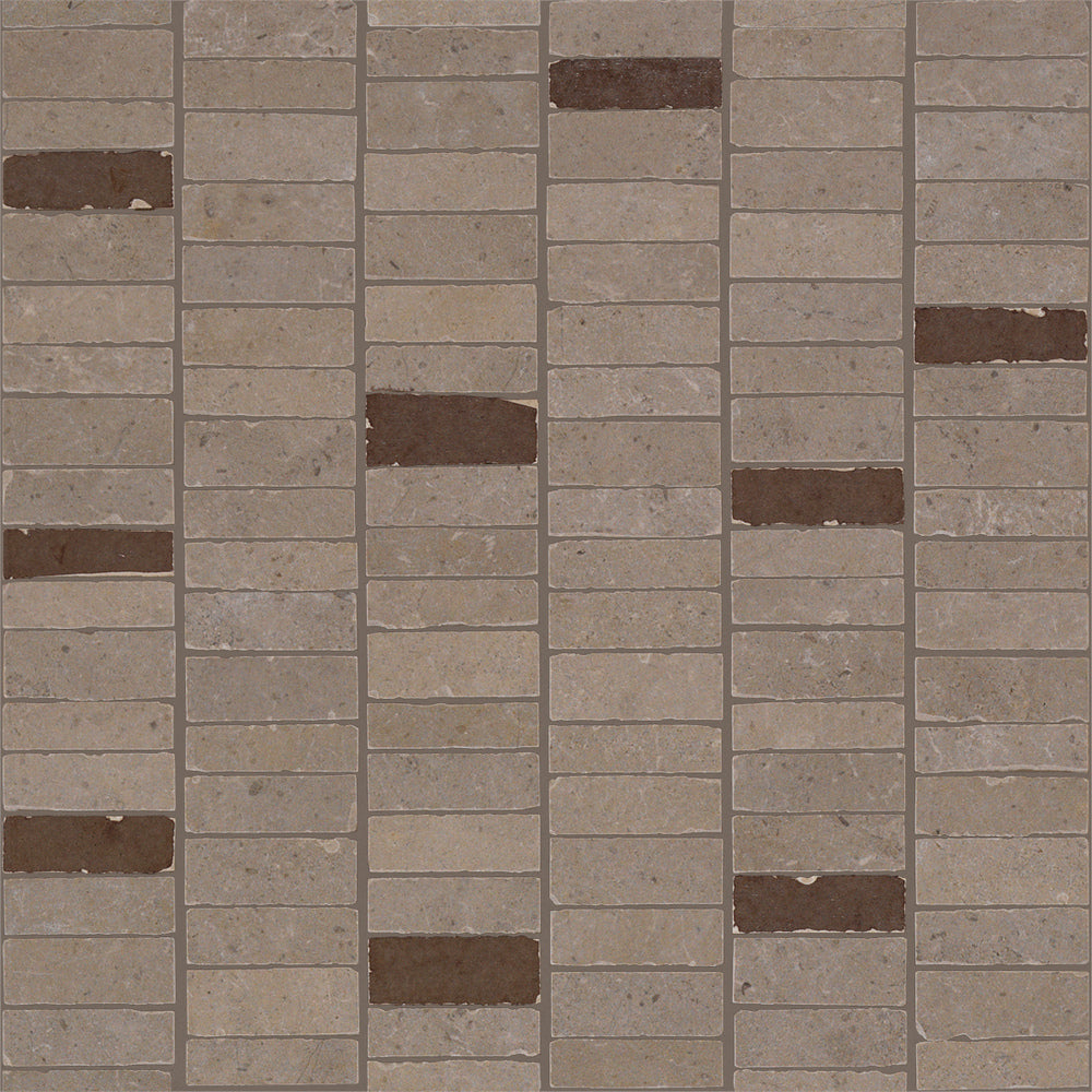 Gresie Realstone Rain Decors Mosaico Taupe Ragno
