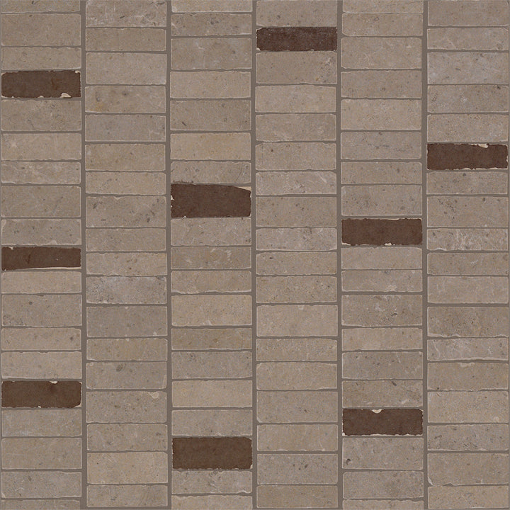 Gresie Realstone Rain Decors Mosaico Taupe Ragno
