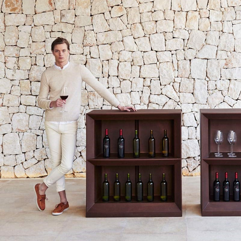 Dulap exterior cu rafturi 100x100x50cm Vela - Ramón Esteve, Vondom