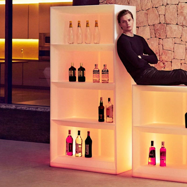 Dulap exterior cu rafturi 205x100x50cm Vela Large - Ramón Esteve, Vondom