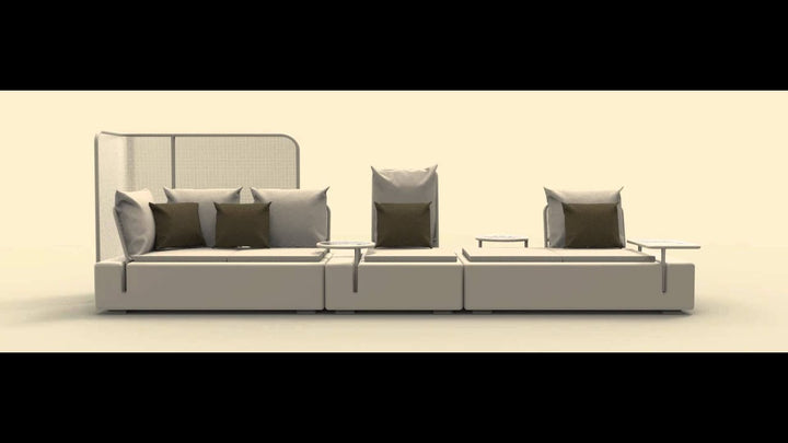 Canapea modulară 90x90 Kes Gabriele + Oscar Buratti, Vondom