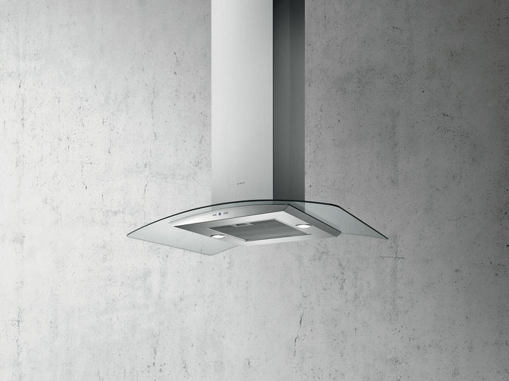 Hotă Inox/Sticlă Suspendată 90x60cm REEF ISLAND IX/A/90X60, Elica