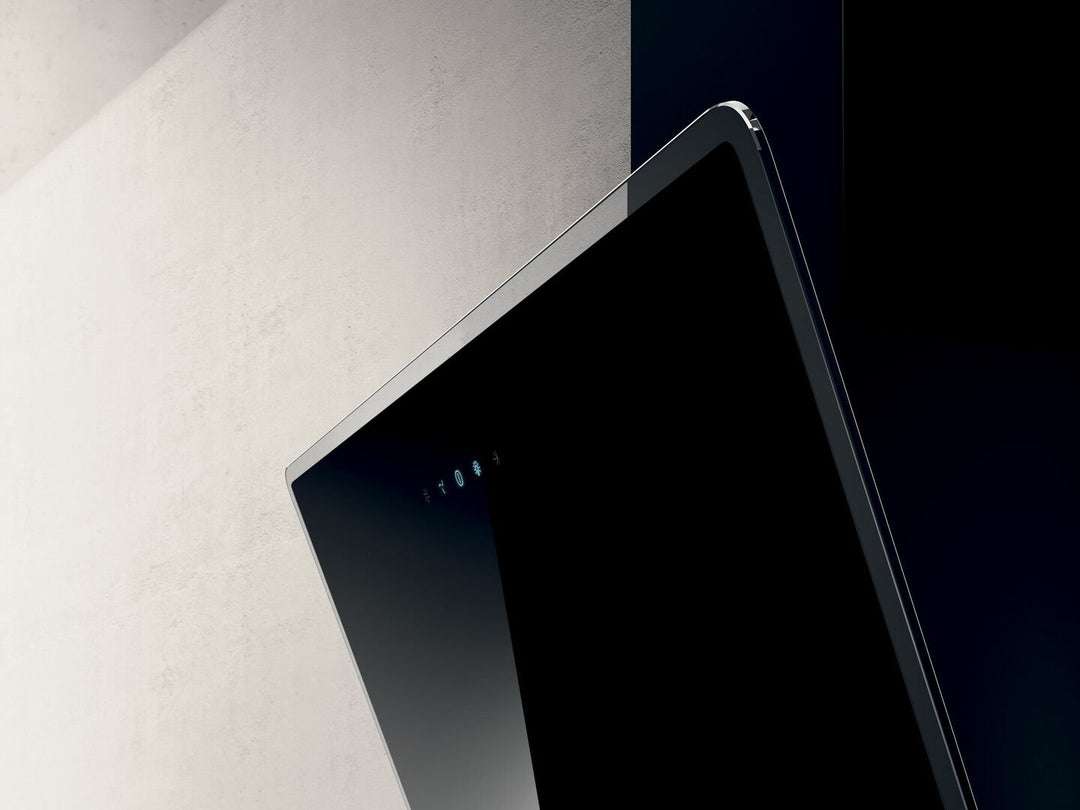 Hotă Neagră/Sticlă Shire Montaj Pe Perete 60cm BL/A/60, Elica