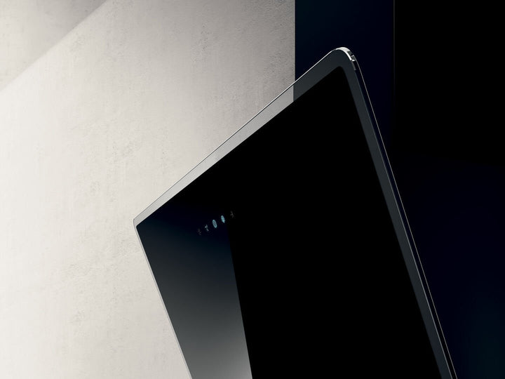 Hotă Neagră/Sticlă Shire Montaj Pe Perete 60cm BL/A/60, Elica