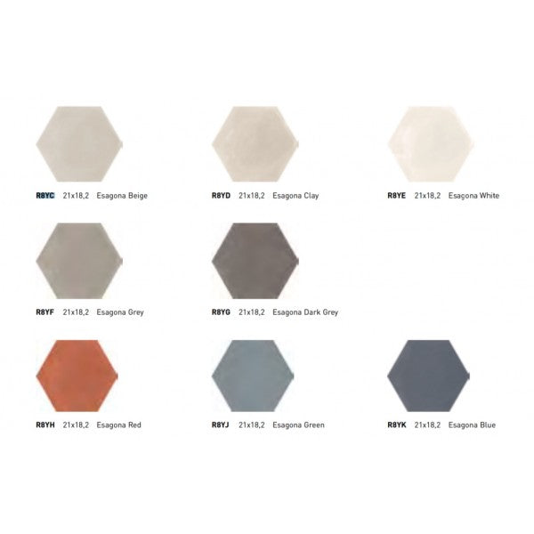 Gresie Stratford Esagona Dark Grey Ragno
