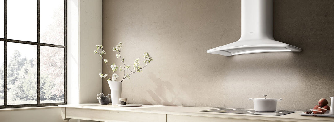 Hotă Albă Sweet Montaj Pe Perete 85cm WHITE F/85, Elica