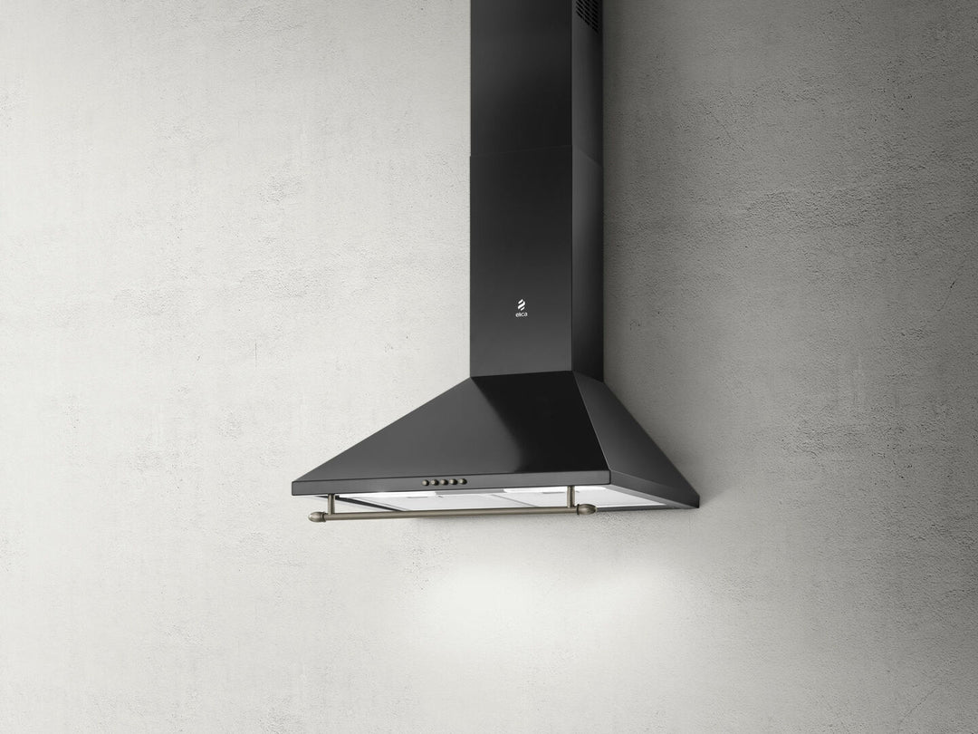 Hotă Neagră/Antracit Montaj Pe Perete 90cm TAMAYA RAIL ANBR/A/90, Elica