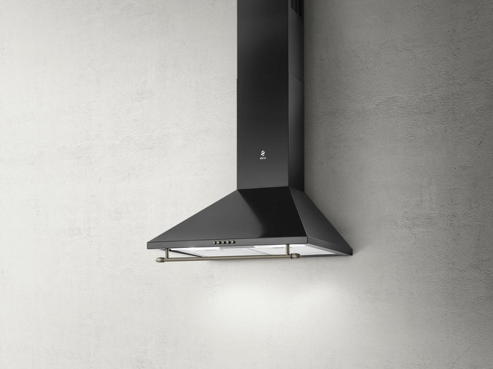 Hotă Neagră/Antracit Montaj Pe Perete 90cm TAMAYA RAIL ANBR/A/90, Elica