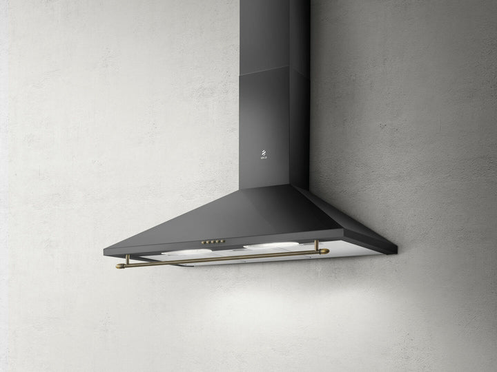 Hotă Neagră/Antracit Montaj Pe Perete 90cm TAMAYA RAIL ANBR/A/90, Elica