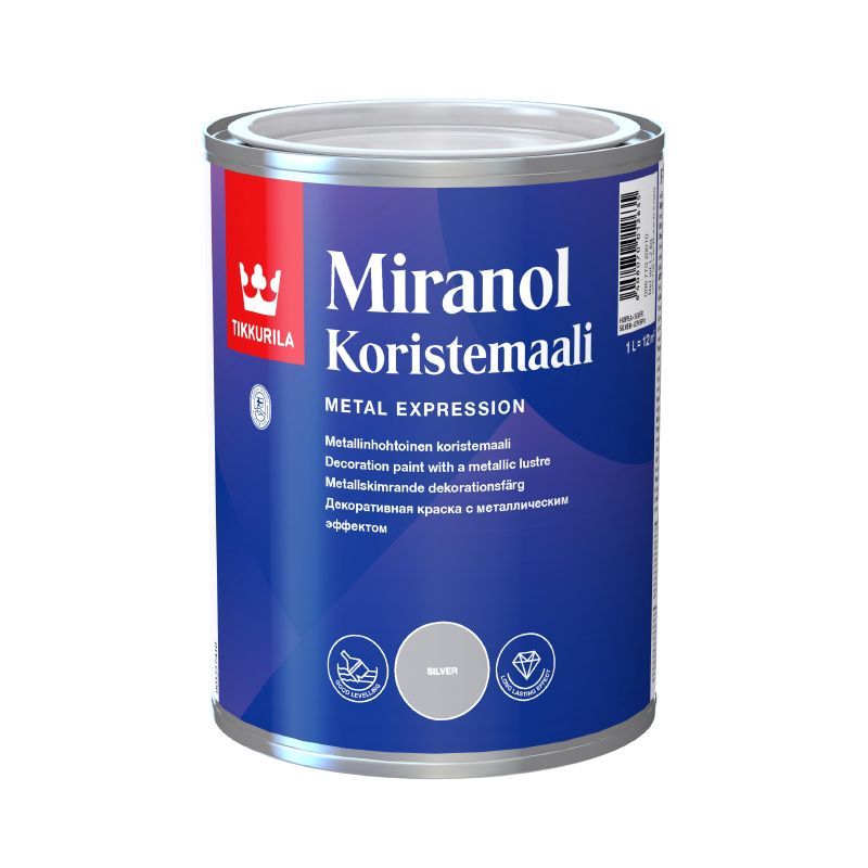 Vopsea acrilică Miranol Silver, Tikkurila