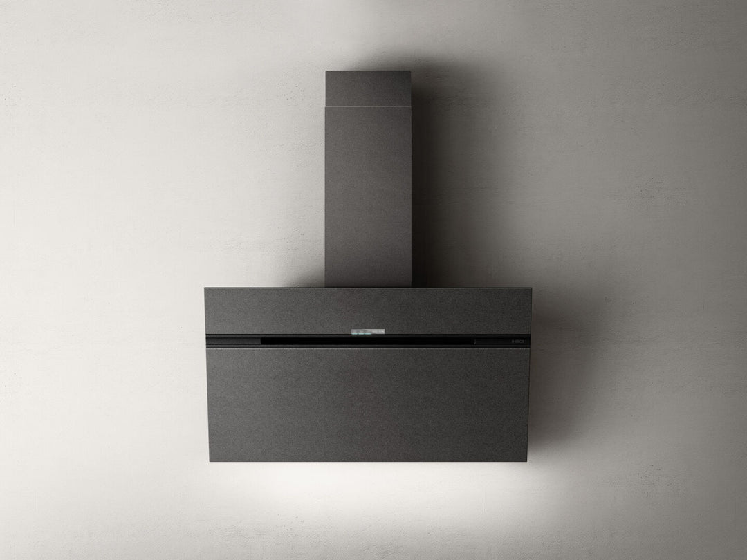 Hotă Neagră/Fontă Stripe Urban Montaj Pe Perete 90cm CAST IRON/A/90, Elica