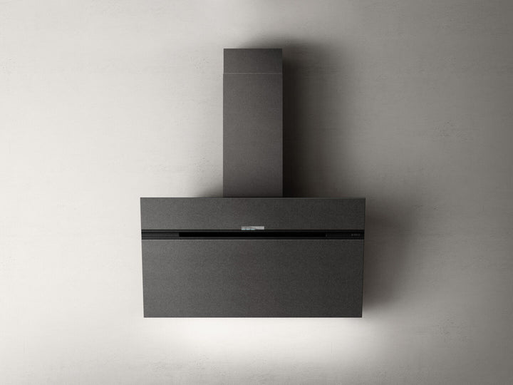 Hotă Neagră/Fontă Stripe Urban Montaj Pe Perete 90cm CAST IRON/A/90, Elica