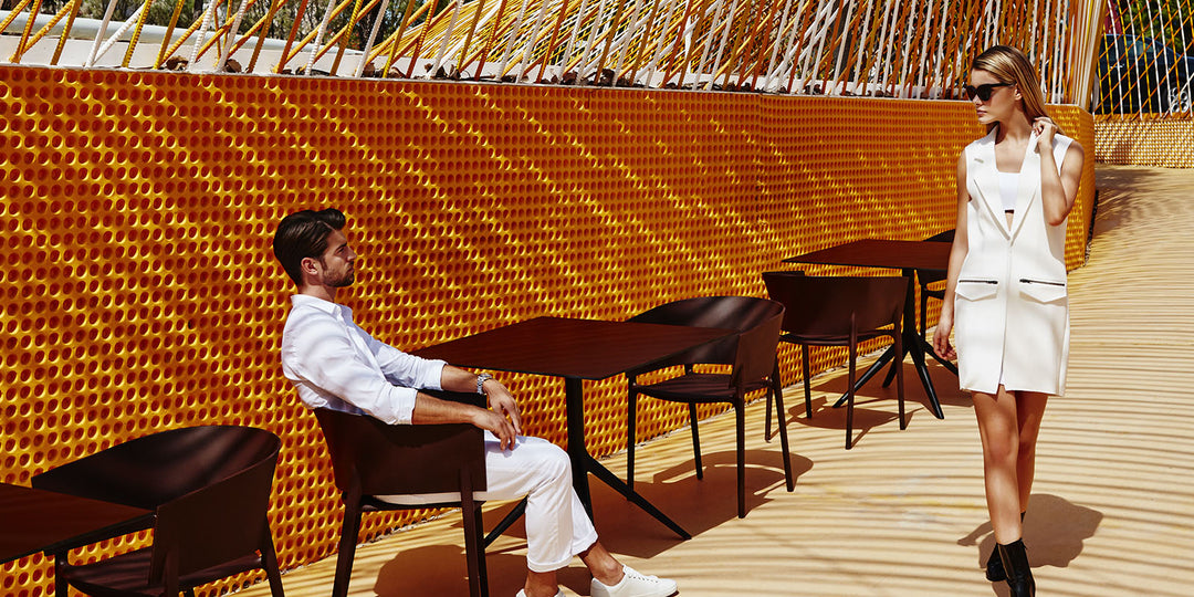 Scaun cu spătar Africa Eugeni Quitllet, Vondom