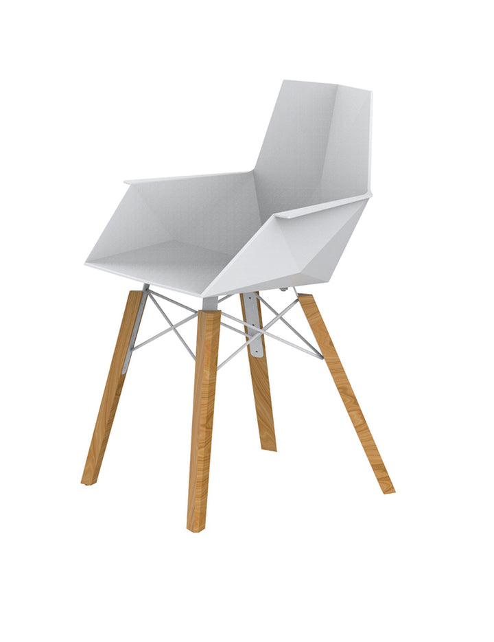 Scaun lemn cu brațe Faz Ramón Esteve, Vondom