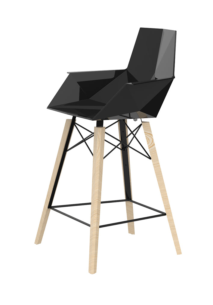 Scaun lemn cu brațe tejghea Faz Ramón Esteve, Vondom