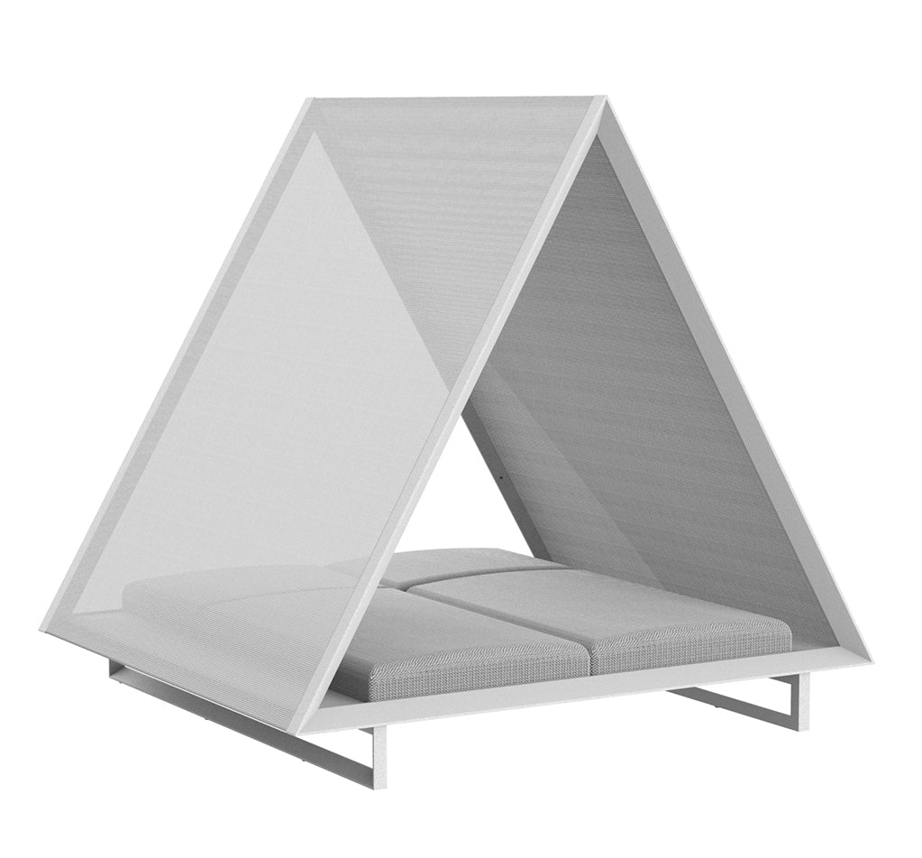 Baldachin pentru terasă cu acoperiș din țesătură Frame Ramón Esteve, Vondom