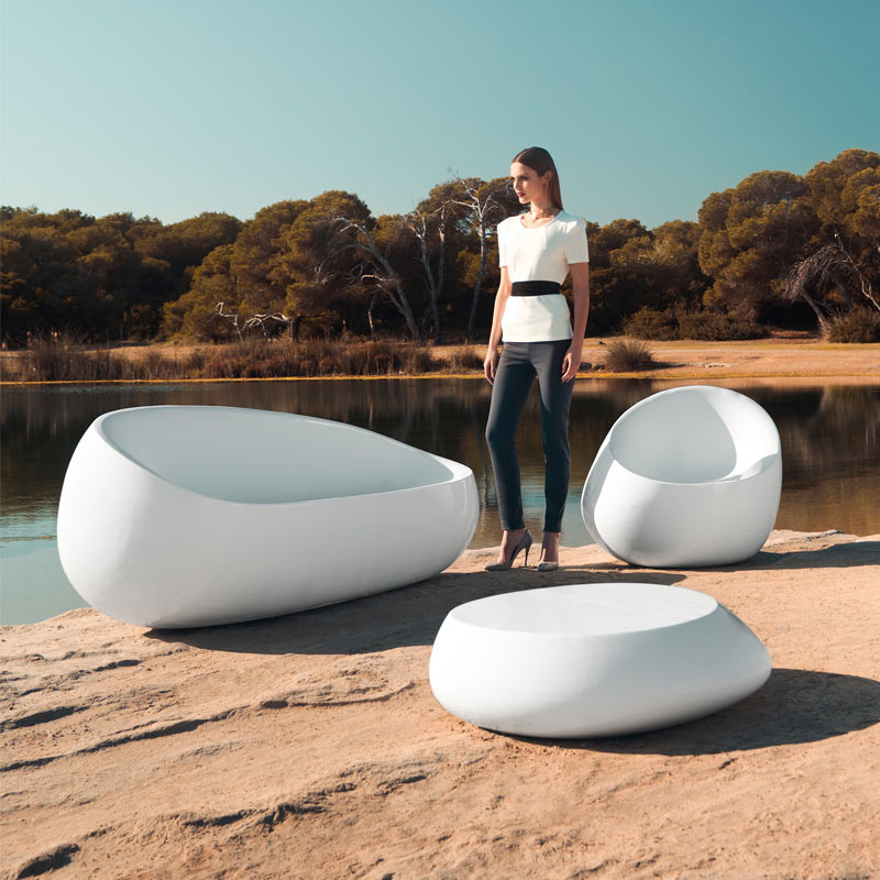 Scaun Lounge Stone Stefano Giovannoni, Vondom