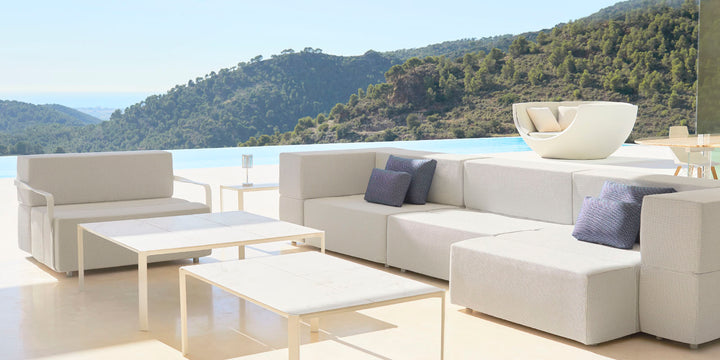 Canapea modulară centrală Tablet Ramón Esteve, Vondom