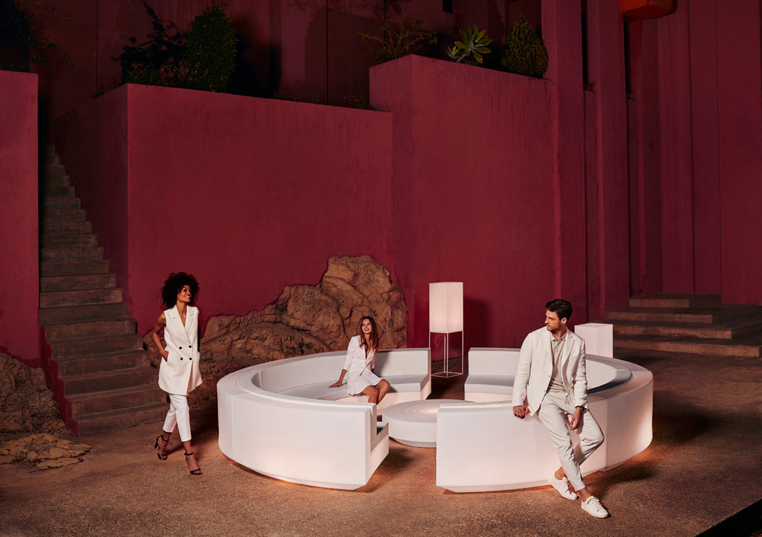 Canapea modulară circulară Vela Ramón Esteve, Vondom