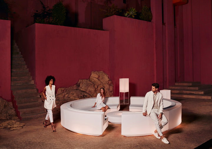 Canapea modulară circulară Vela Ramón Esteve, Vondom