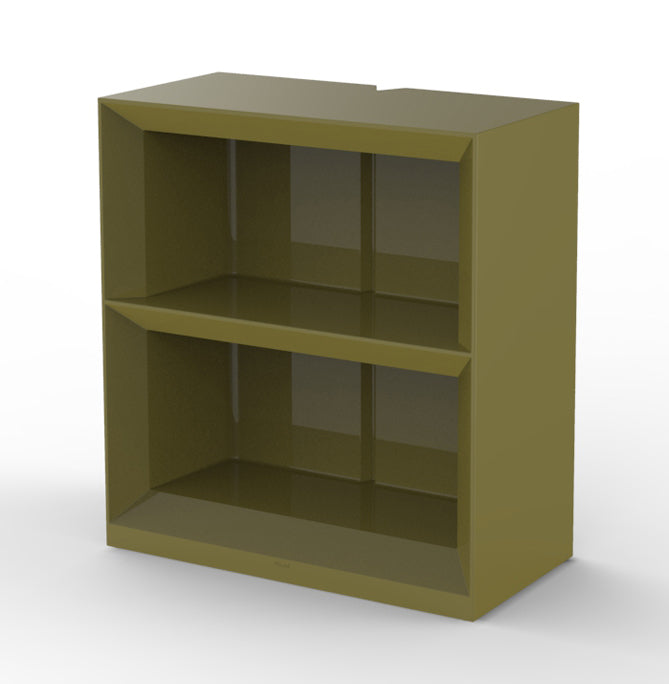 Dulap exterior cu rafturi 100x100x50cm Vela - Ramón Esteve, Vondom