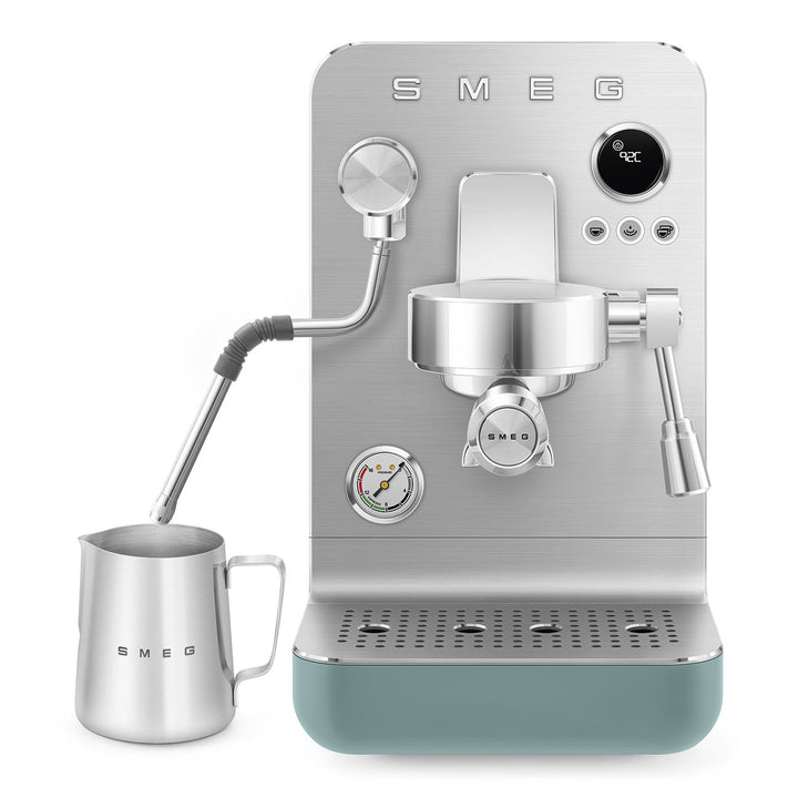 Aparat de cafea espresso manual Minipro verde smarald, EMC02EGMEU, Smeg