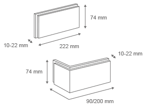 Element Colt Caramida Parma 1 , Gips (0.9ml), Stegu