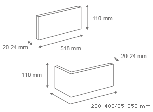 Element Colt Decorativ Rimini 1 Beton (0.88), Stegu