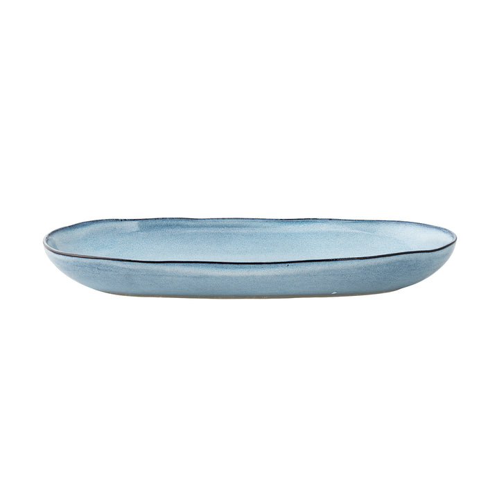 Platou Servire Ceramică Albastru Bloomingville - Imagine 3