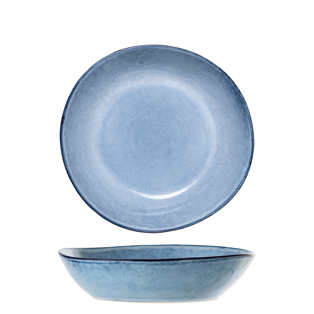 Farfurie Adâncă Ceramică Albastră Bloomingville - Imagine 1