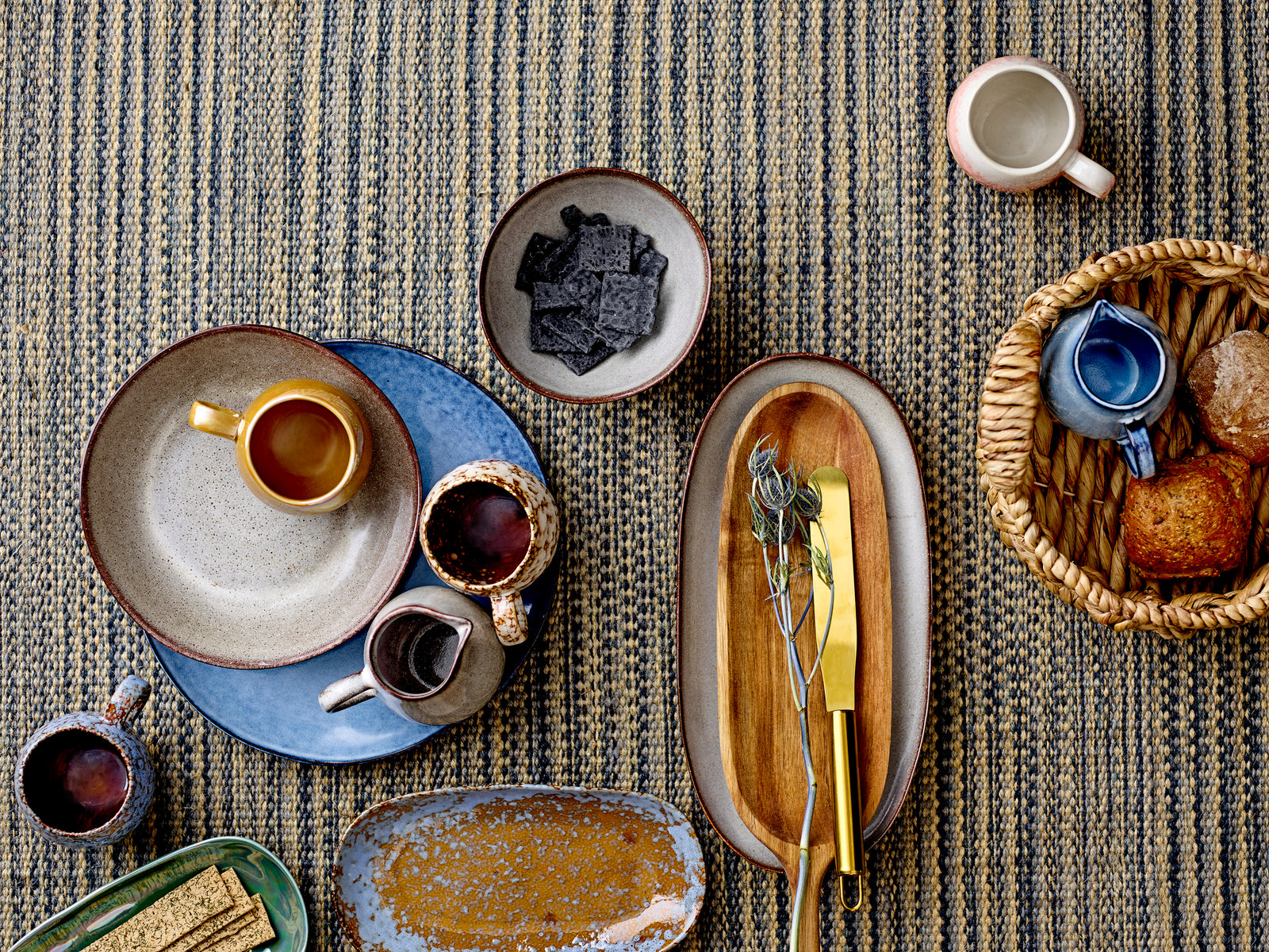 Farfurie Adâncă Ceramică Naturală Bloomingville - Imagine 7