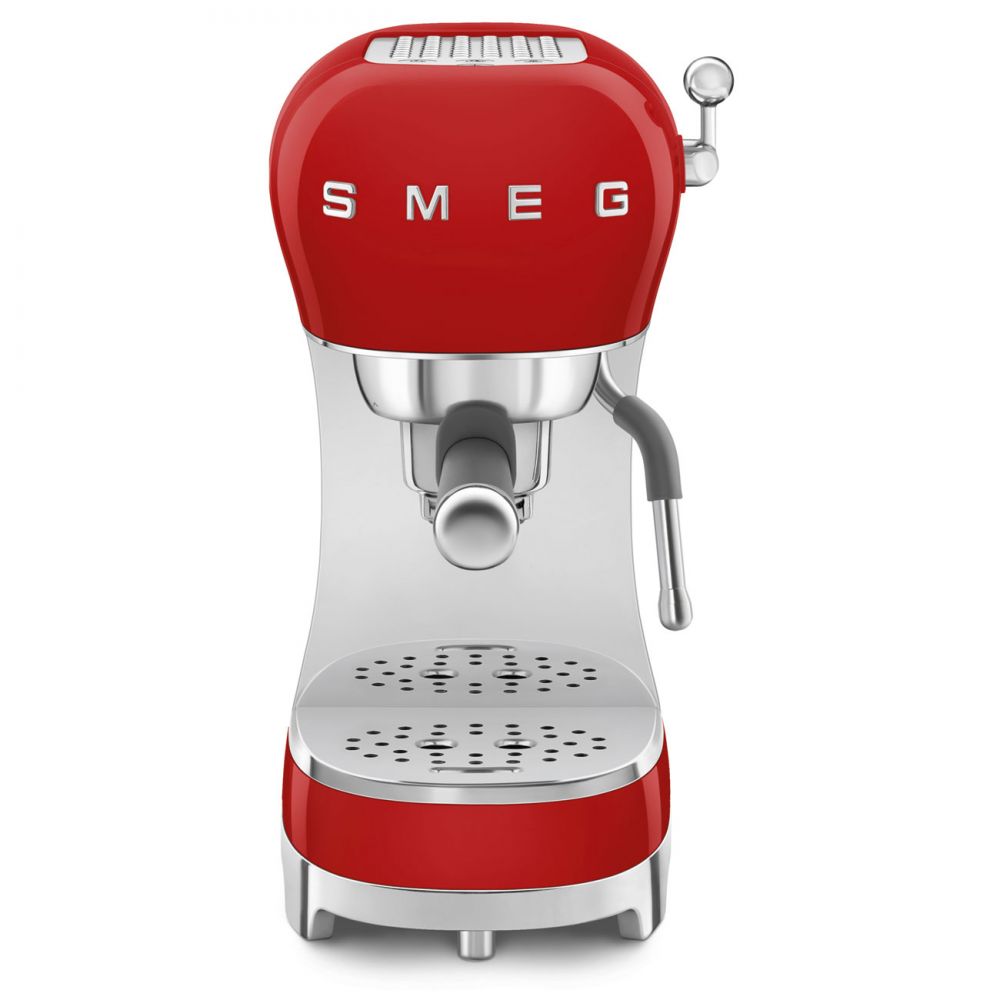 Espressor rosu de cafea ECF02RDEU, Smeg