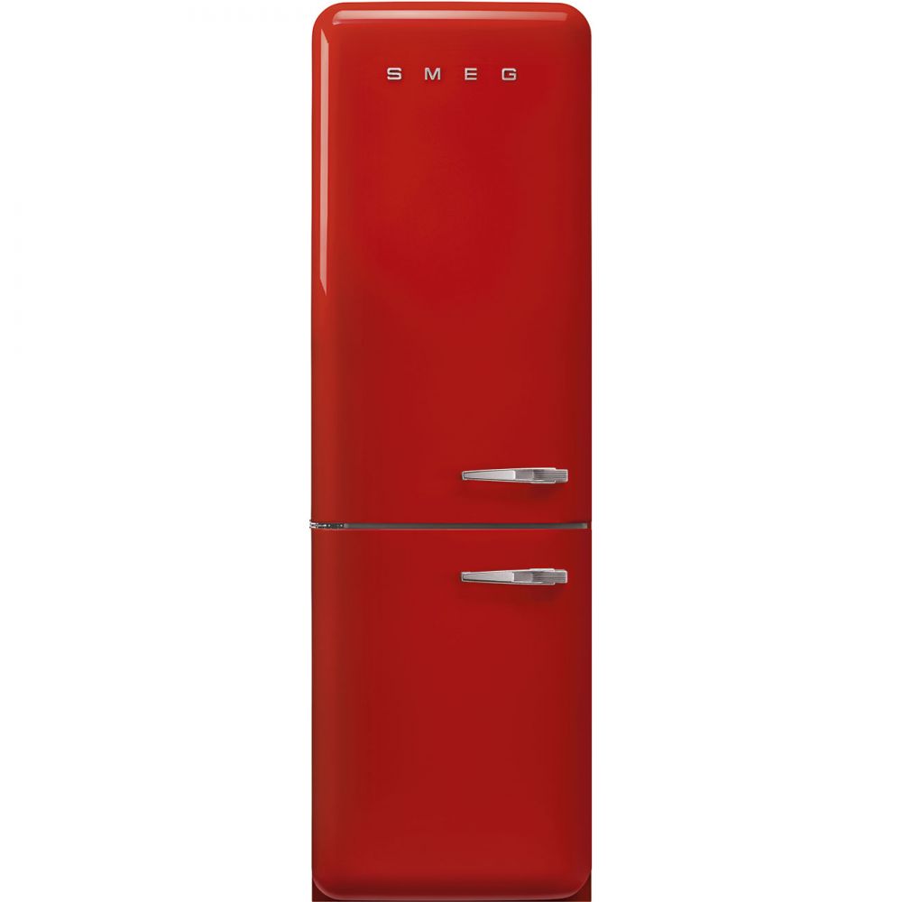 Combina frigorifica retro stanga rosu, FAB32LRD5, Smeg