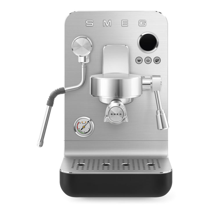 Aparat de cafea espresso manual Minipro negru, EMC02BLMEU, Smeg