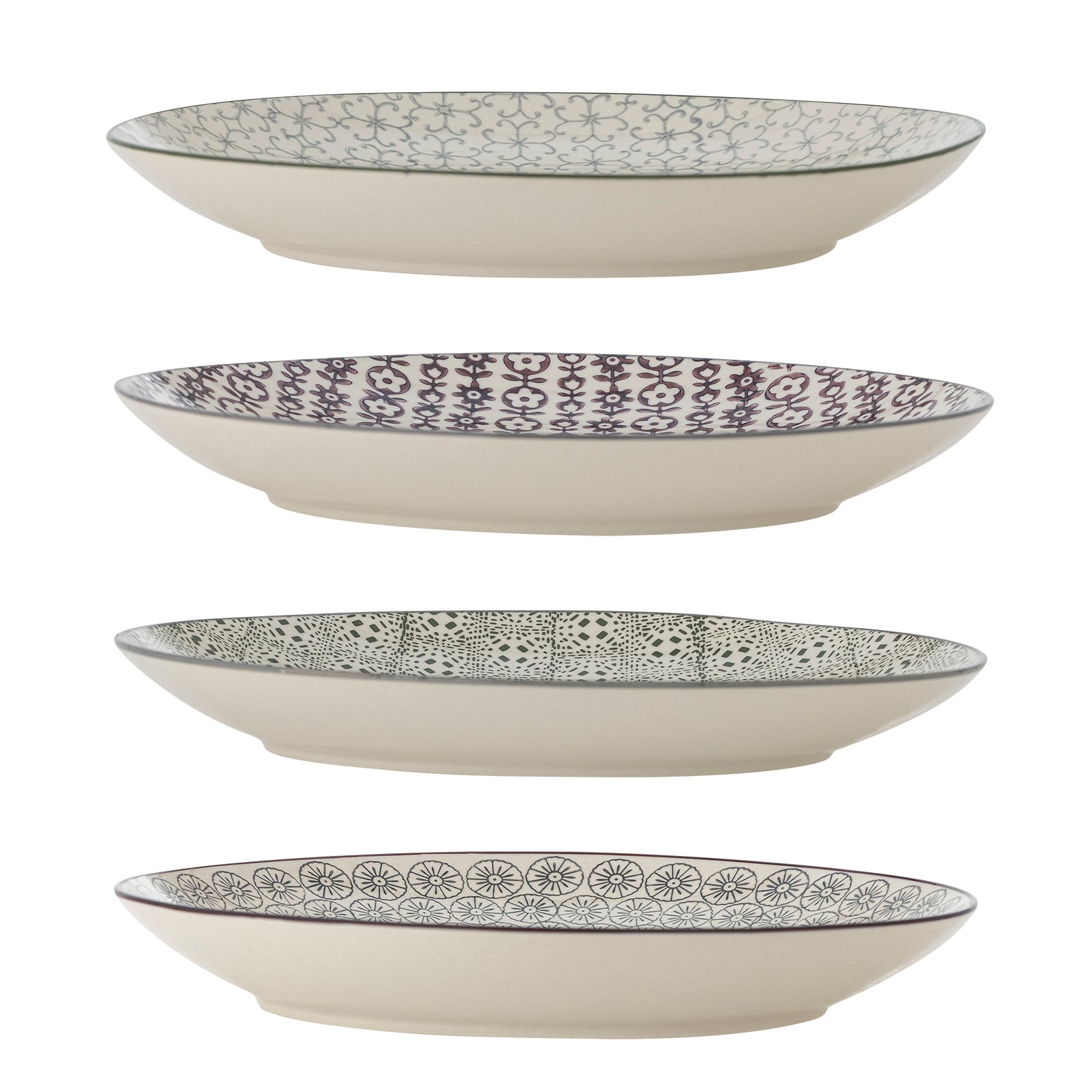 Farfurie Ceramică Multicoloră Karine Bloomingville - Imagine 2