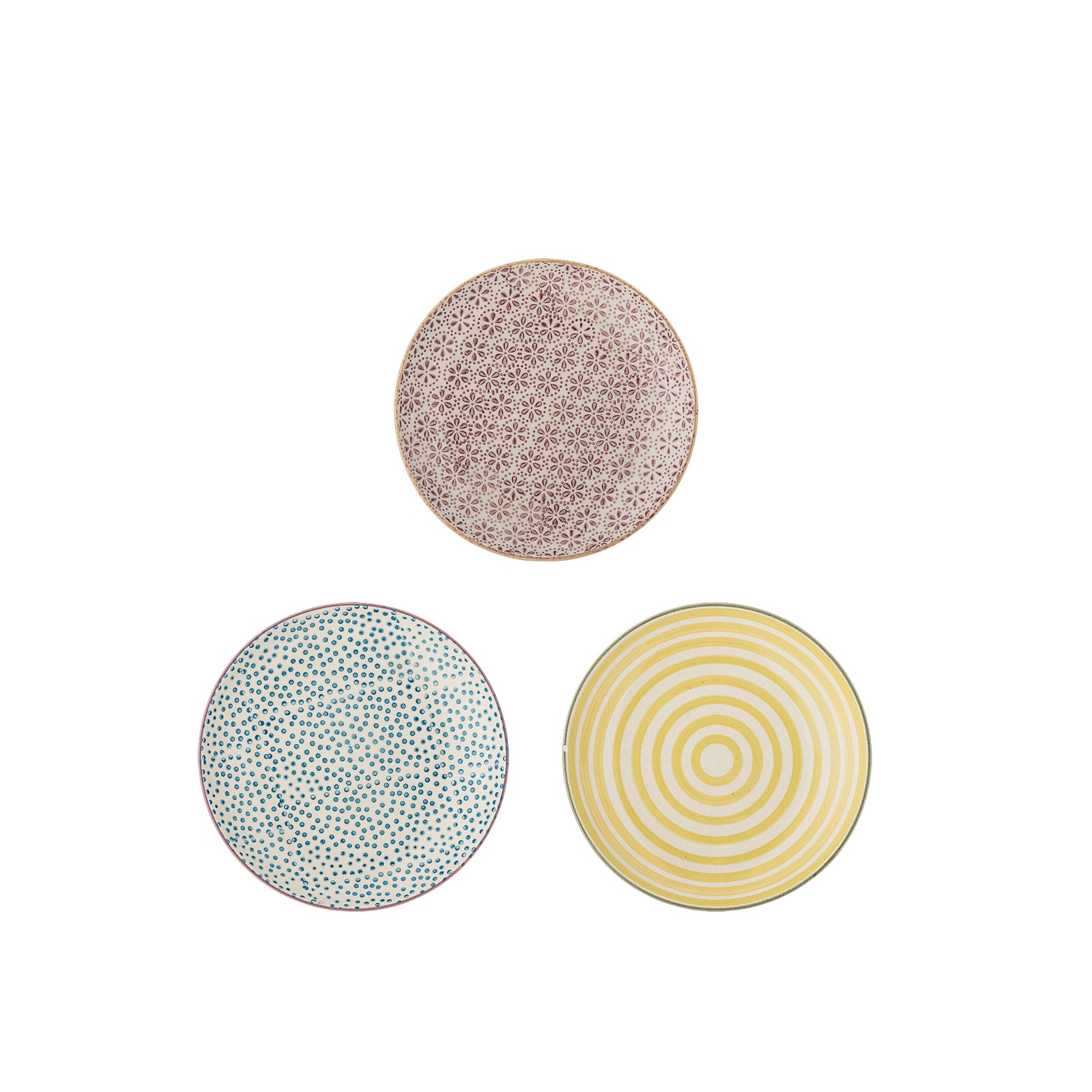 Farfurie Ceramică Multicoloră Patrizia Bloomingville - Imagine 1