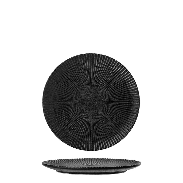 Farfurie Ceramică Neagră Cu Glazură Strălucitoare Bloomingville - Imagine 1