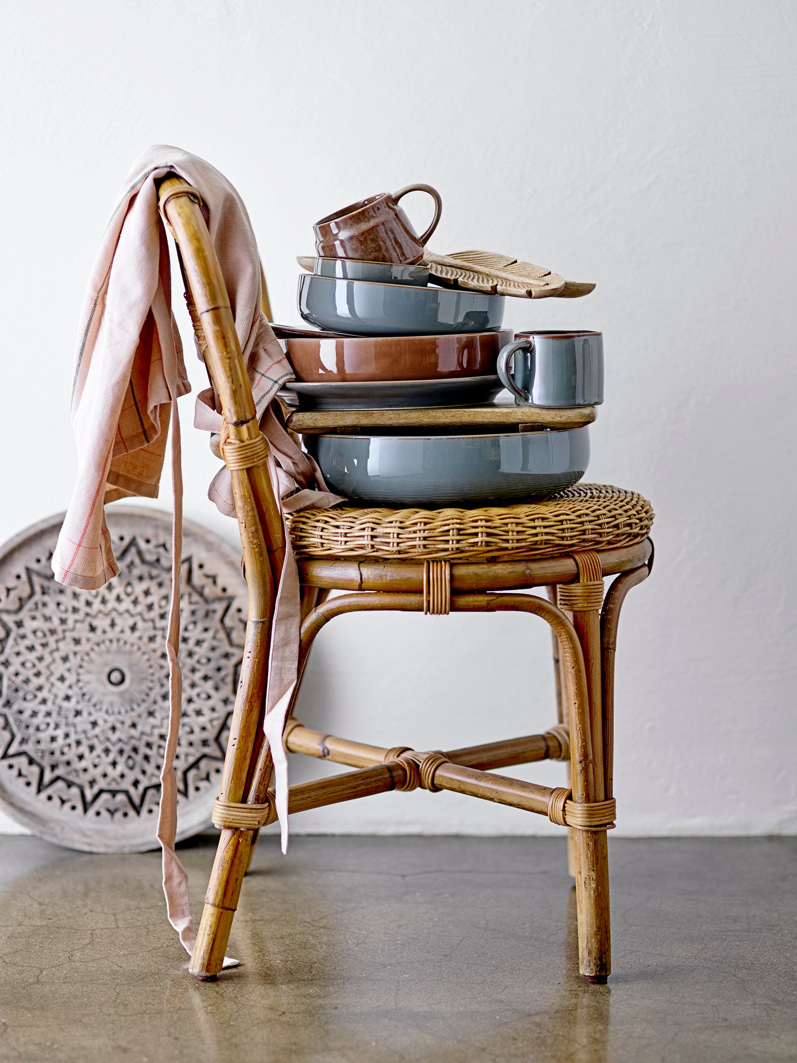 Bol Ceramic Verde Bloomingville - Imagine 2