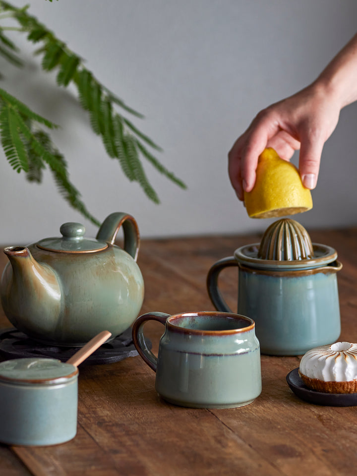 Ceainic Ceramic Verde Bloomingville - Imagine 4