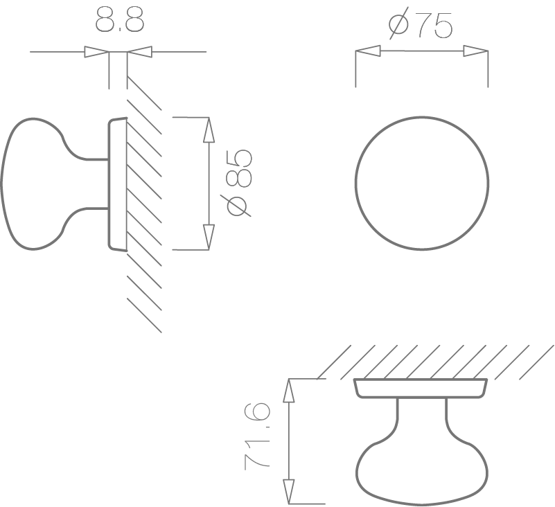 Maner usa inox, 2214, Tupai