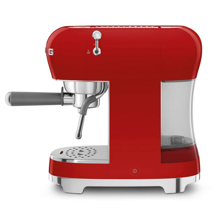 Espressor rosu de cafea ECF02RDEU, Smeg