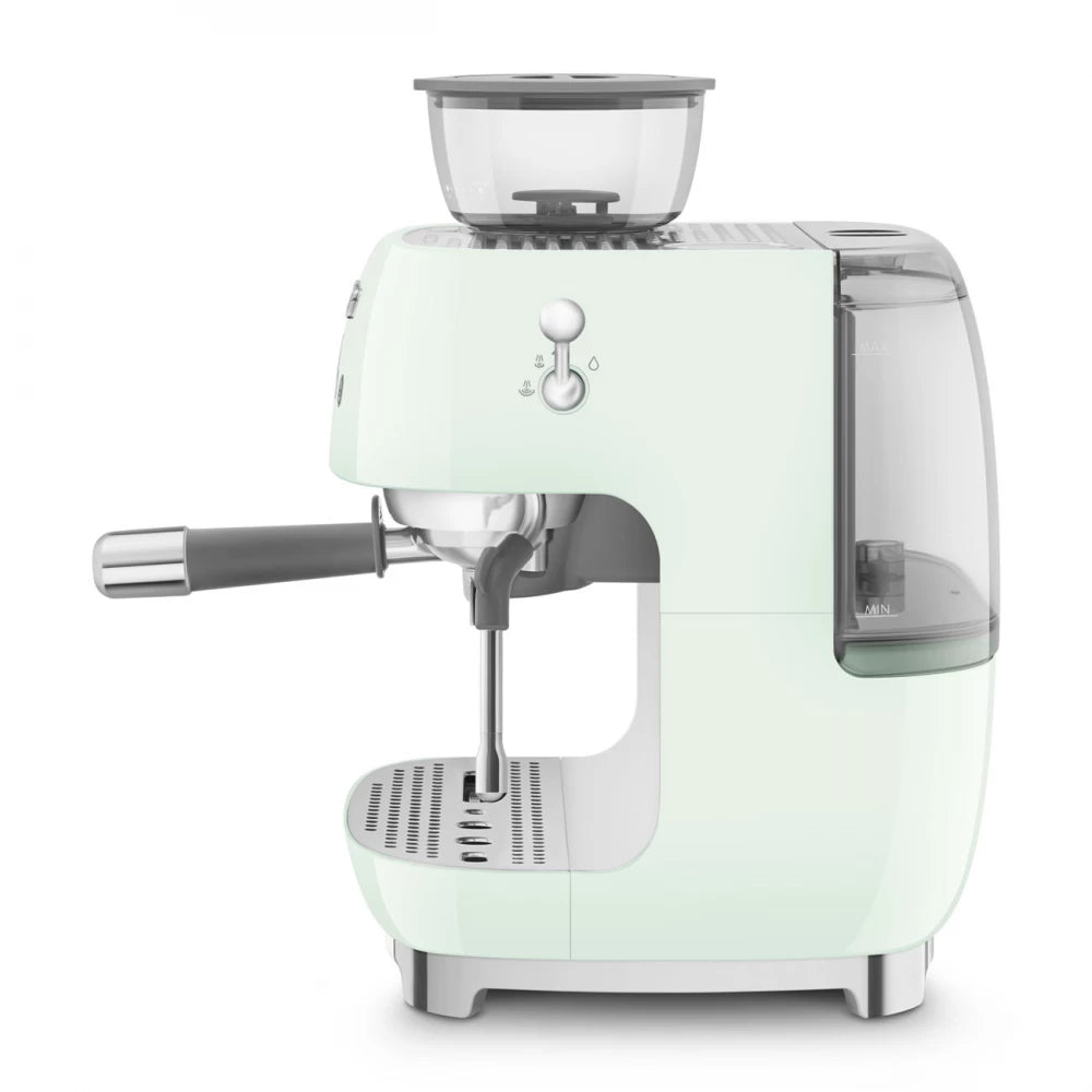 Espressor manual verde pastel 50's Style, EGF03PGEU, Smeg