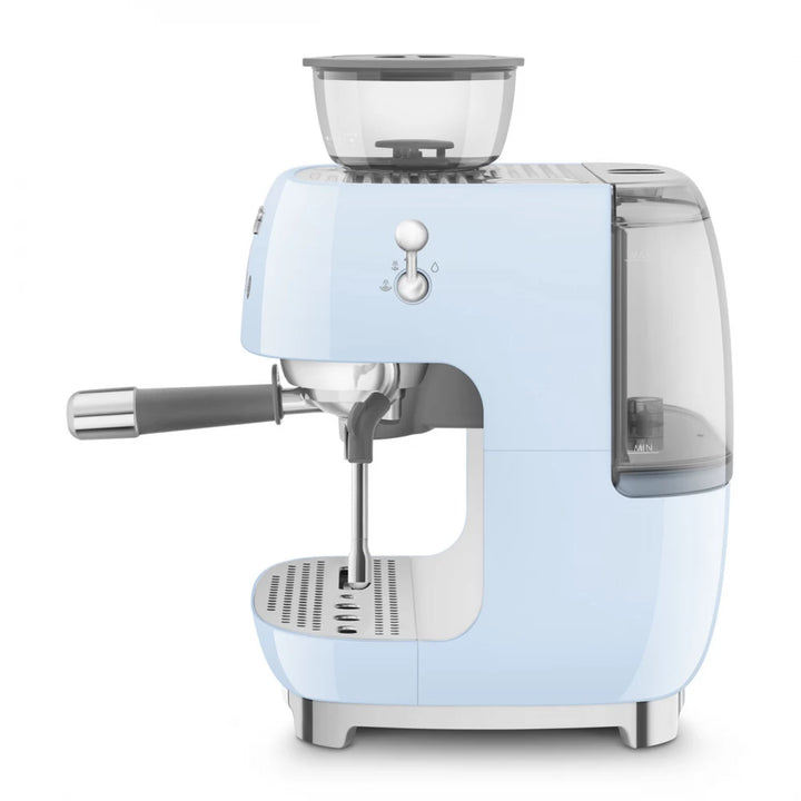 Espressor manual albastru pastel 50's Style, EGF03PBEU, Smeg