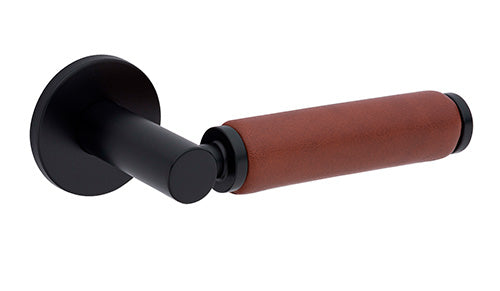 Maner usa, negru cu piele, 4200/201 5S, Tupai