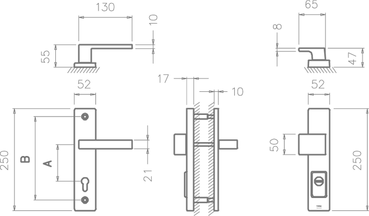 Maner usa negru, 3214, Tupai