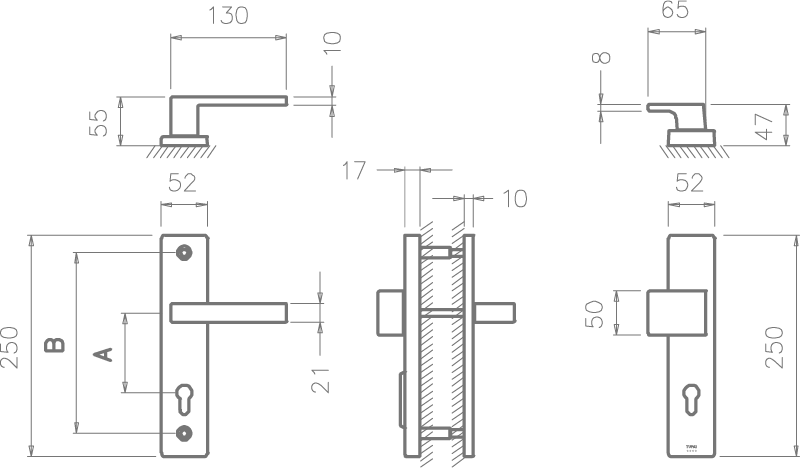 Maner usa negru, 3215, Tupai