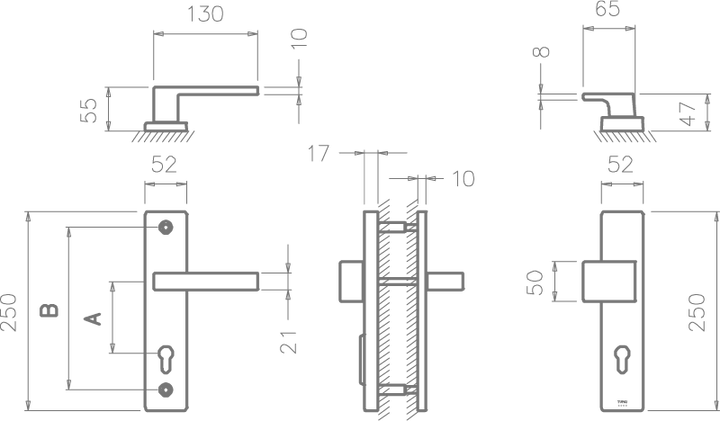 Maner usa negru, 3215, Tupai