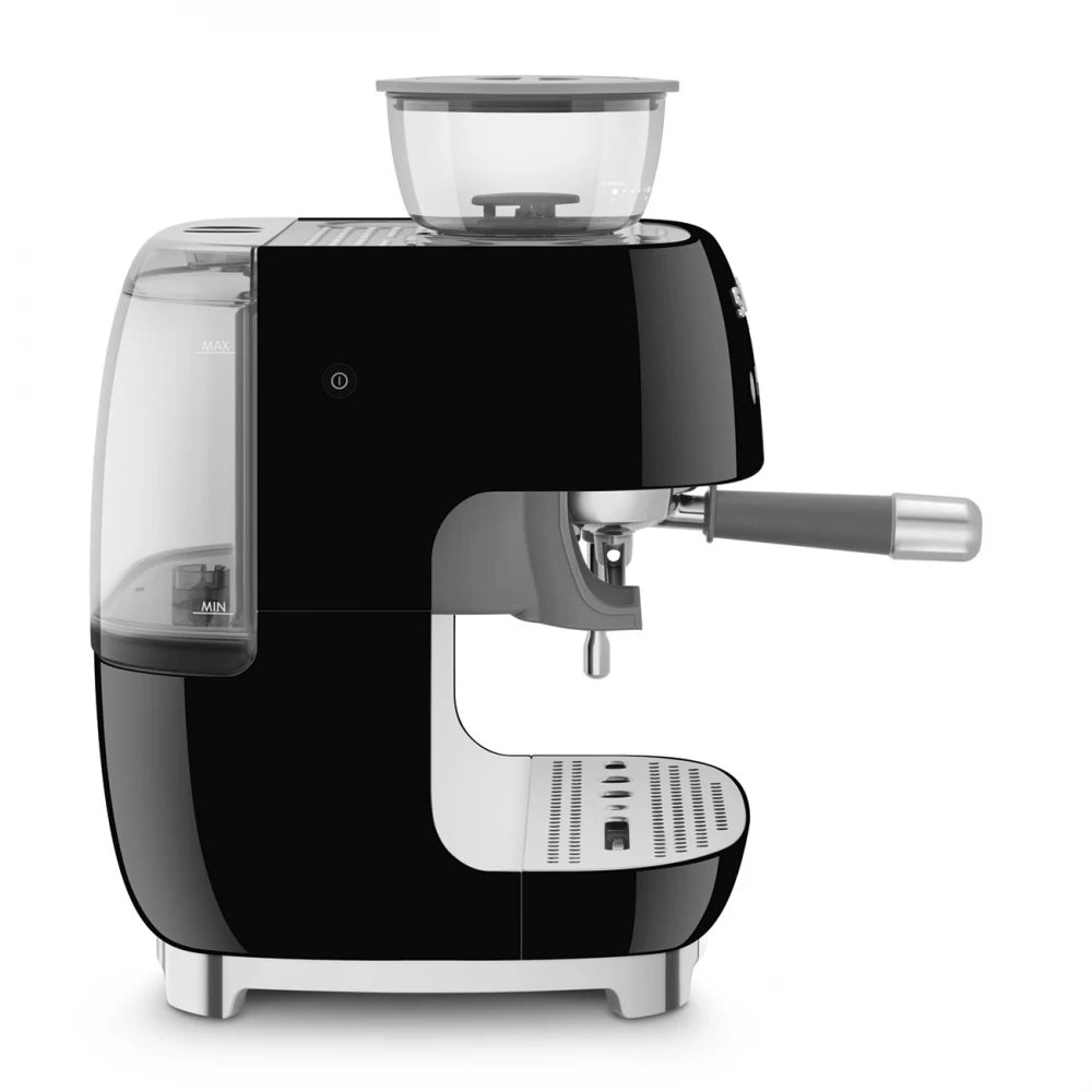 Espressor manual negru 50's Style, EGF03BLEU, Smeg